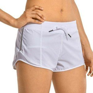 CRZ YOGA White Athletic Shorts